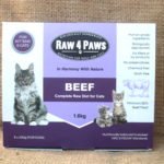 Raw 4 Paws Beef – Aussie Paws Nutrition, Raw Cat Food, Single Protein, BARF