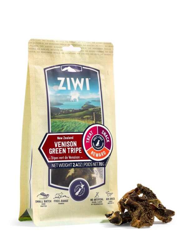Ziwi Peak Treats Dog Venison Green Tripe