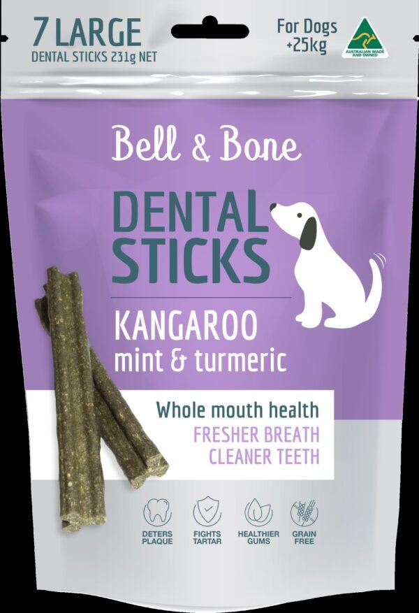 Bell and Bone Dental Stick Kangaroo