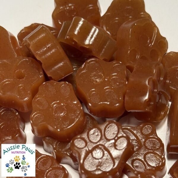 Pet Gummies - Aussie Paws Nutrition - All Natural Dog Treats, Omega-3, Australian produce, Australia, Melbourne, Kangaroo